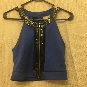 Bebe Navy Blue Top